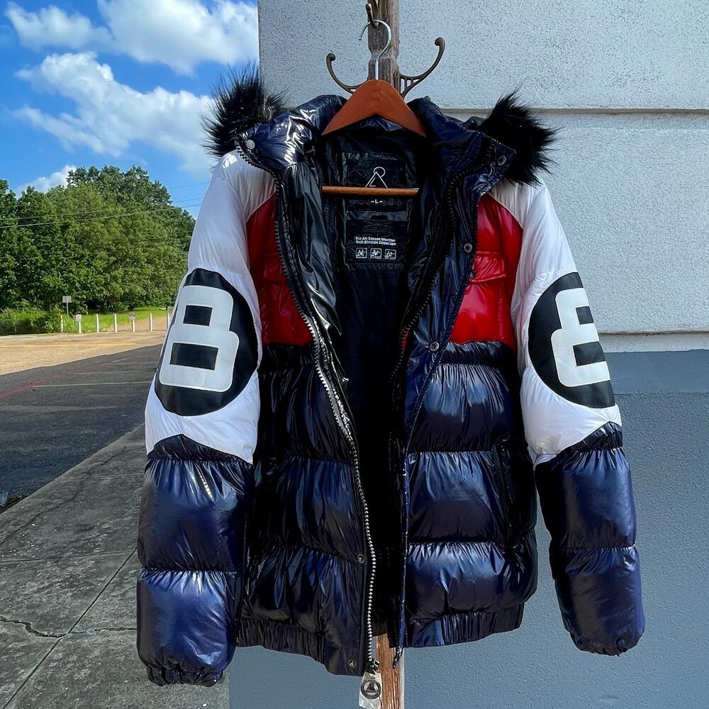 NWOT Men's Large Awaknd Land 8 Ball All-Season Puffer Jacket